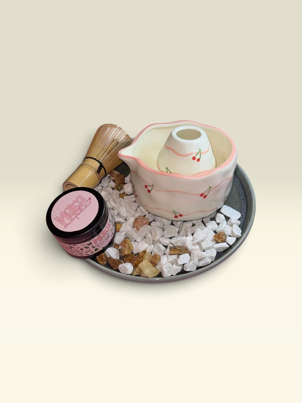 Matcha Kit &ndash; Cherries design